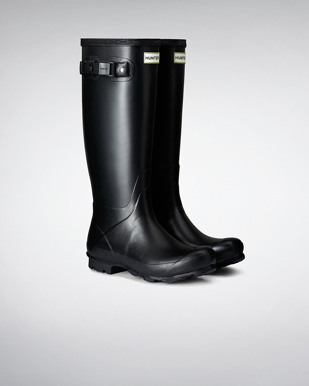 Hunter Mujer Norris Field - Botas de Lluvia Negras - 378-TLUFNY